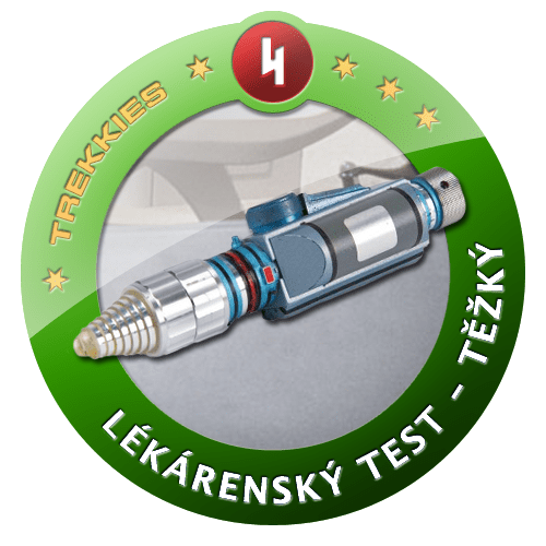 Odznáček - Lékárenský test - těžký