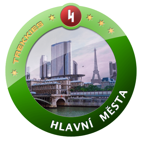 Odznáček - Hlavní města