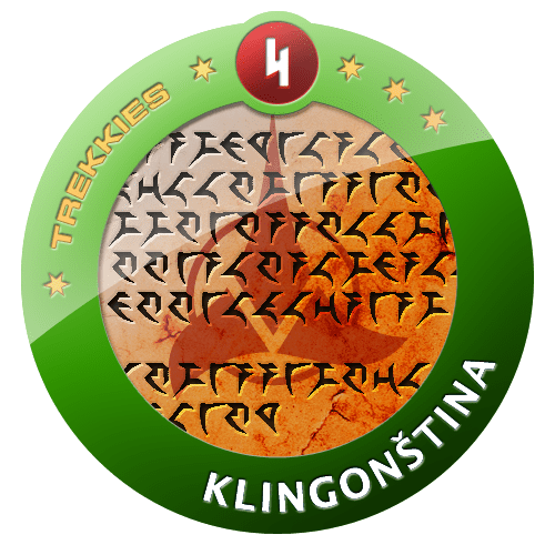 Odznáček - Klingonština