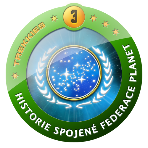 Odznáček - Historie Spojené Federace Planet
